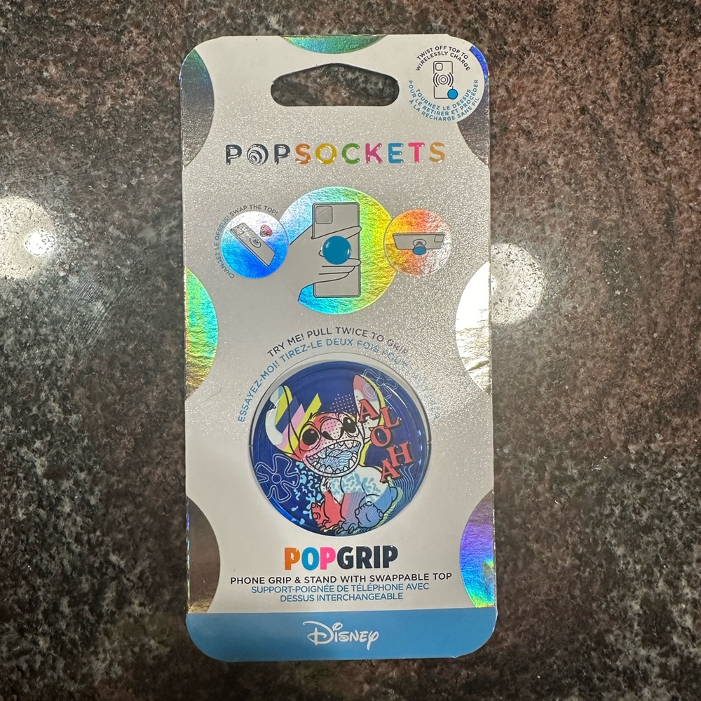 NWT PopSocket PopGrip- Stitch